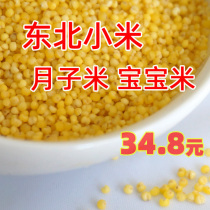 2021 Northeast New Xiaomi farmhouse self-producing small yellow rice moon rice rice baby rice 5 catty 2500g coarse cereals