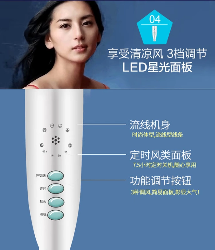 Quạt Gree Gree Quạt điều khiển từ xa thông minh FD-4025Bah5-WG Quạt thông minh điều khiển từ xa tiết kiệm năng lượng - Quạt điện
