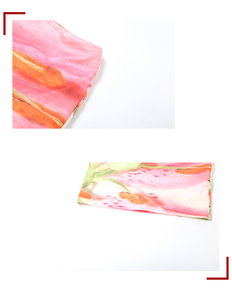 #Sisjuly# Set casual da donna con gonna a mezza lunghezza, stile dipinto a olio, con colletto appeso e gilet color caramella macaron per ragazza dolce_voghion.com