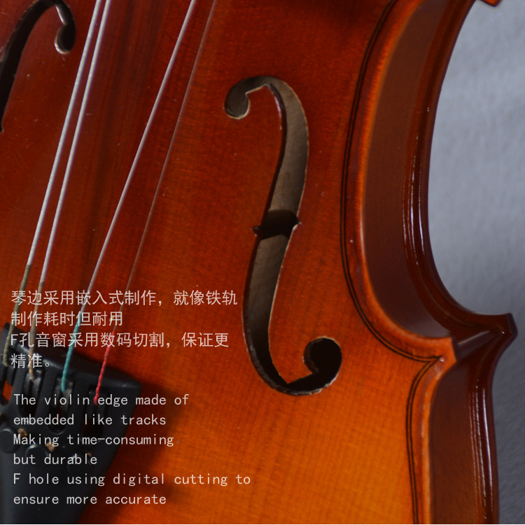 3/4 violin chuyên nghiệp kiểm tra dụng cụ chơi đàn piano để gửi phụ kiện đàn piano hộp tuner sinh viên - Nhạc cụ phương Tây đàn mini