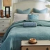 Mỹ rắn màu cát rửa quilting bao gồm mùa hè điều hòa không khí mát mẻ giường bông mùa hè giường nệm giường ga trải giường Trải giường