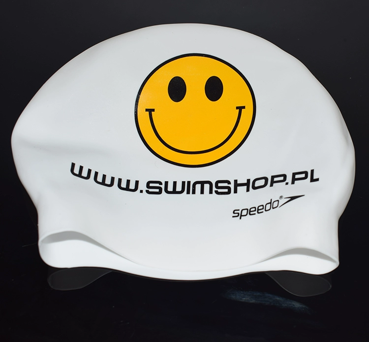 Tốc độ nhanh hơn mũ bơi Tao nữ tóc dài không thấm nước silicone thời trang bịt tai bơi mũ nam cười mặt mũ bơi dễ thương