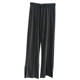 Cupro soft glutinous slit casual pants women's spring and summer all-match loose high waist drape wide-leg pants solid color straight trousers