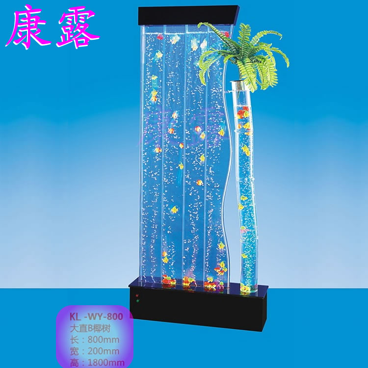 Water Curtain Wall High-end Screen Acrylic Water Curtain Flowing Water Wall Luxurious Bubble Water Curtain Water Dance Partition Xuanguan Scenery