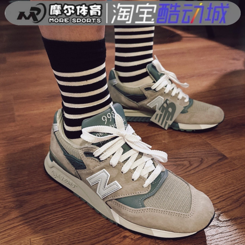 New Balance Nb998 Series 30Th Anniversary Collaboration Original Gray American-Made Retro Running Shoes U998Gr