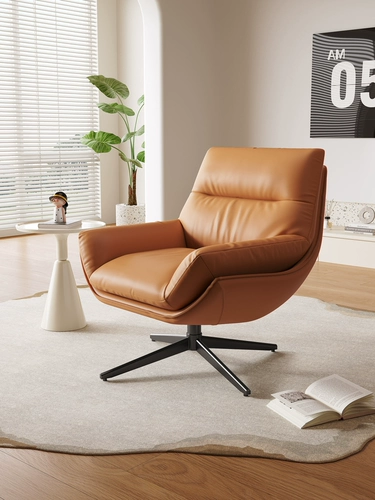 Вращающийся на 360 градусов одиночный диван, кресло для отдыха, безбарьерное, высококачественное эргономичное кресло из кожи Напа для дома