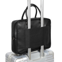 Business handbag horizontal men's bag shoulder bag crossbody bag casual computer bag briefcase first layer cowhide bag