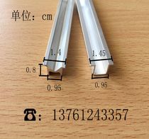 Thickened wardrobe push-pull wheel chute accessories sliding door sliding door track pulley guide rail aluminum alloy chute furniture accessories