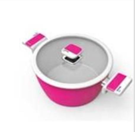 Blue Valley light and luxurious custom-Paneone single handle with lid deep frying pan (Meired)