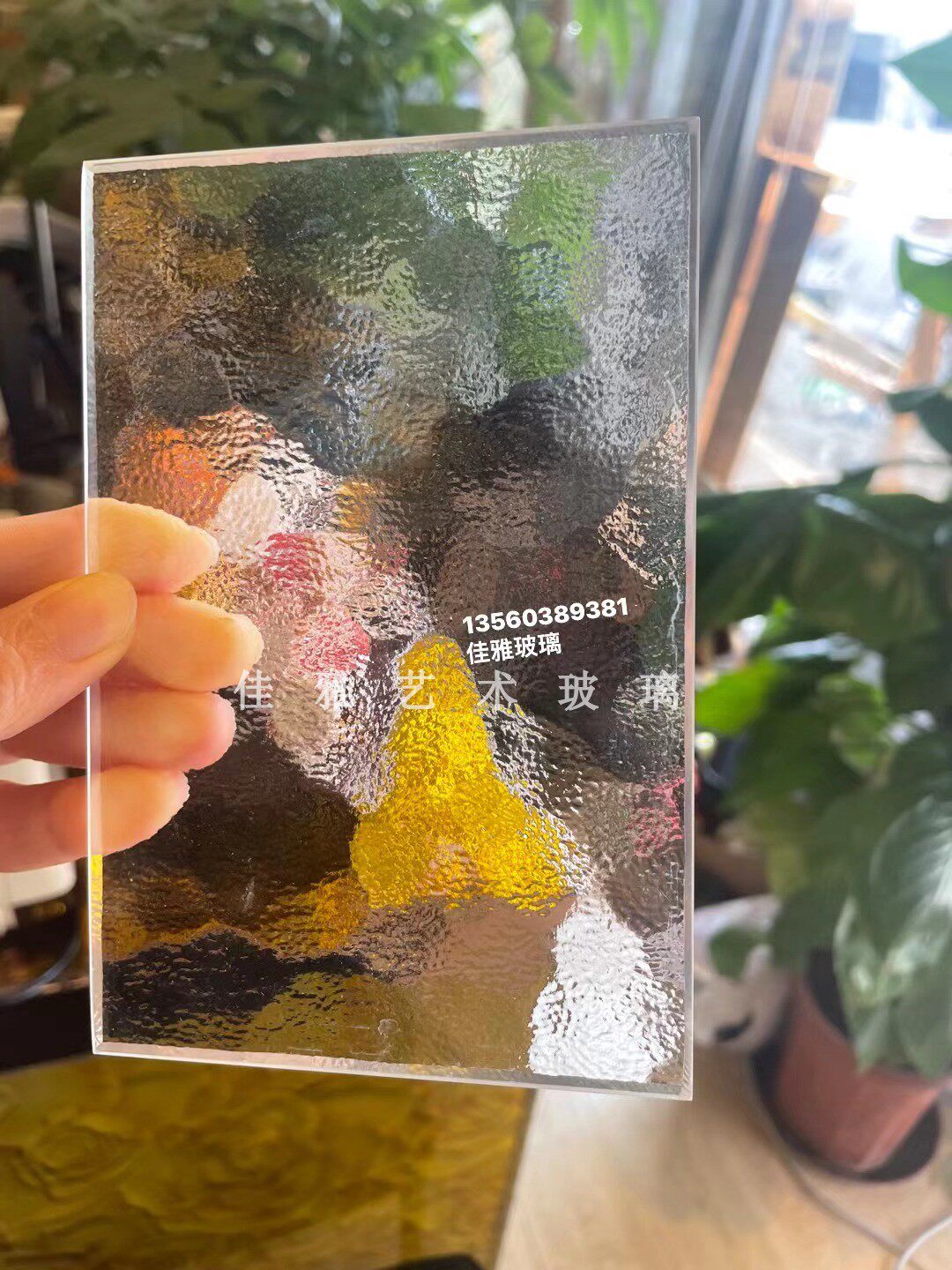 Art glass partition 5 m8 mAh ultra white water corrugated stone veins Water Cube Both sides Gembossing steel 3C glass-Taobao