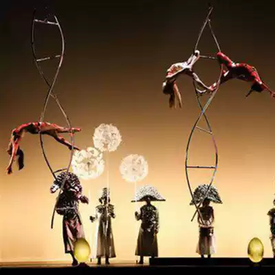 Bar dance high-altitude props Steel pipe empty light performance Bungee jumping high-altitude Wiya acrobatic props