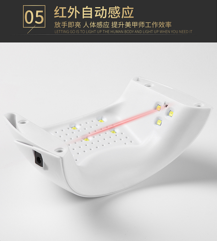 Nail Máy Phototherapy 36 Wát Cảm Ứng Thông Minh LED Máy Sấy Sơn Móng Tay Phototherapy Glue Nail Điều Trị Ánh Sáng Nướng Công Cụ Ánh Sáng mẫu vẽ cọ nét đơn giản