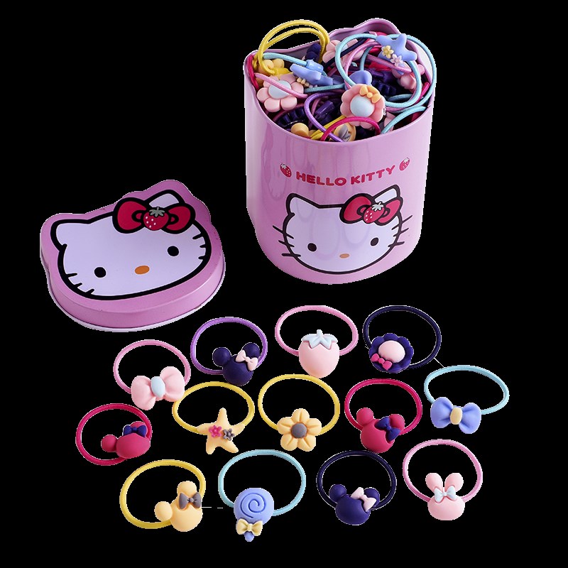 Korean child color without hurting hair bar princess girl tips hair rope baby and young child hair circle girl hair