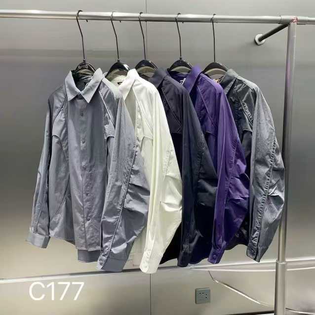 Su Jin 3 Jing Shangpinchuan Trendy Brand Designer Scimitar Cut Lapel Long Sleeve Shirt for Men and Women Cyc177