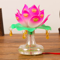 Buddhist Supplies led Lotus lamp Long Ming lantern Buddha lamp plug-in Electric Buddha for lamp Buddha Hall lamp Guanyin Buddha front for lamp