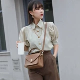 Небольшая сумка, сумка через плечо, сумка на одно плечо, коллекция 2021, из натуральной кожи