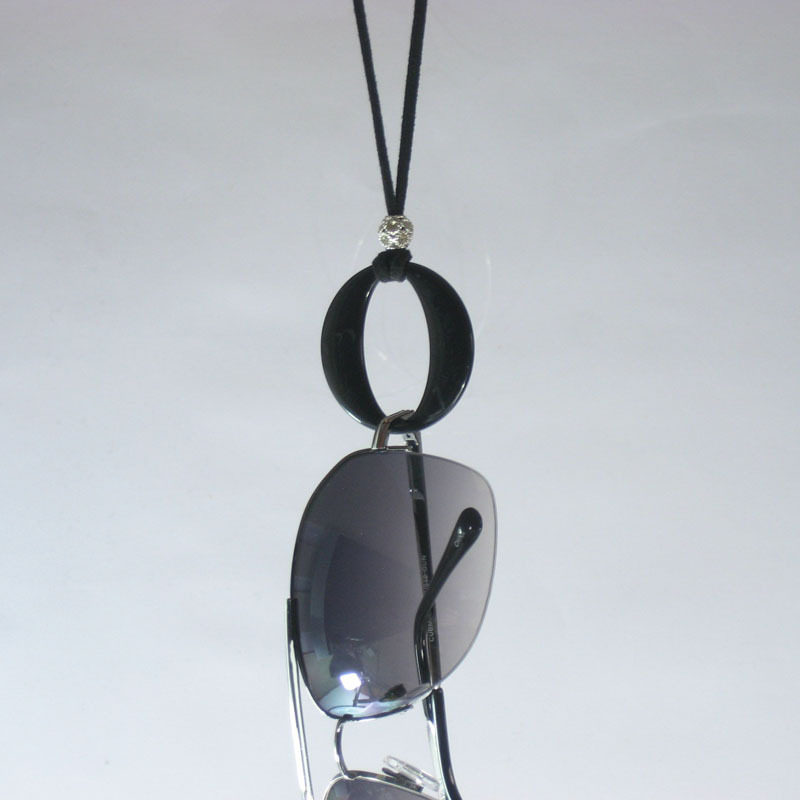 SZL GLASSES black Korean version of Pandora glasses hanging neck rope outdoor travel sunglasses chain partner