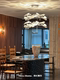 Italian French-Style Light Luxury Living Room Suspended Petal Chandelier, Dining Room Bedroom Designer Italian Modern Butterfly Chandelier