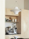 Lokki Vintage French Cream-Style Restaurant Chandelier Retro Bauhaus Living Room Bedroom Study Seagull Flying Saucer Lamp