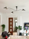 Vintage French-Style Living Room Main Light, Bauhaus Claw-Shaped Chandelier, Movable Bedroom Multi-Head Octopus Lamp