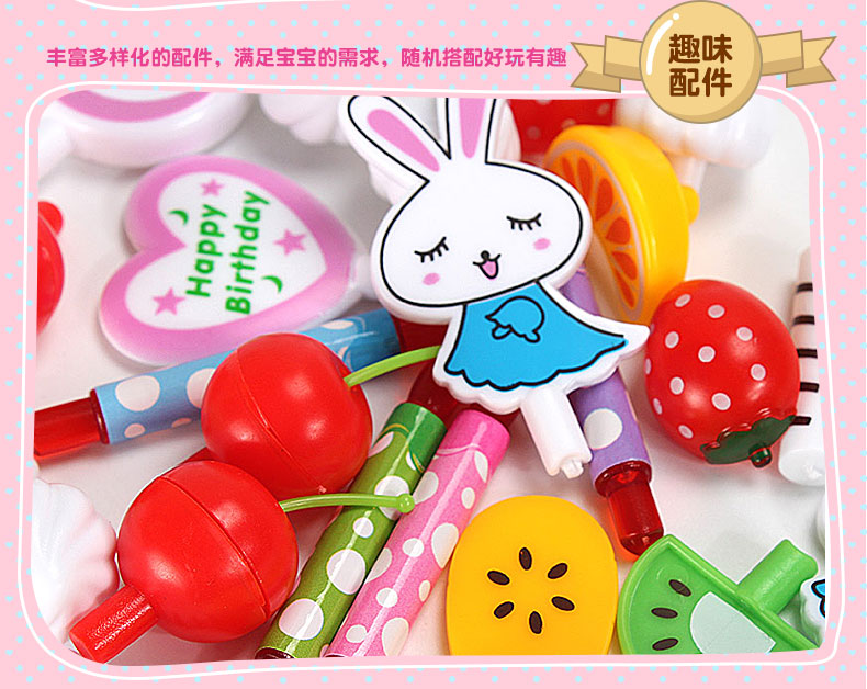 Hong Kong Bichon Children Cắt trái cây Đồ chơi Nhà bếp Set Set Rau Cắt bánh cho bé đồ chơi thiếu nhi