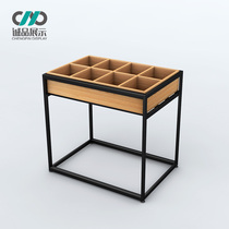 Supermarket snack shelves loose snack food Convenience store boutique display rack Lattice shop steel wood Nakajima candy cabinet