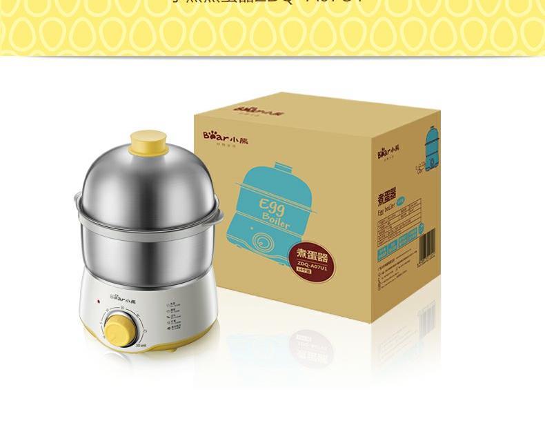 Bếp mini trứng Jiuyang đôi inox hấp trứng luộc trứng hấp trứng tart máy hẹn giờ tắt nguồn tự động - Nồi trứng nồi hấp mini