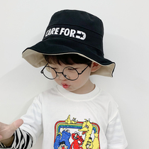 Boy fishermans hat summer sunshade childrens big hat hat Korean sunscreen handsome personality Korean version of the trend thin