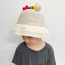 Childrens Sunscreen Hats Summer Boys Anti-ultraviolet Great Hat Brim Shading Fishermans Hat Boys Summer Beach Sun Hat