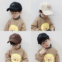 Mens baby hat autumn and winter handsome boy tide cap Korean winter Lamb hair kid kid baseball hat