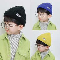 Baby Hat Spring Autumn Male Girl Tide Children Hair Thread Hat South Korea Thin Knitwear Hooded Hat Autumn winter 2021