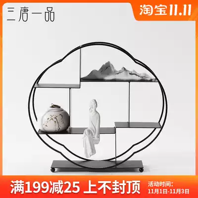 New Chinese model room Zen ornaments sample House Display Center soft decoration creative decoration living room hotel study porch decoration