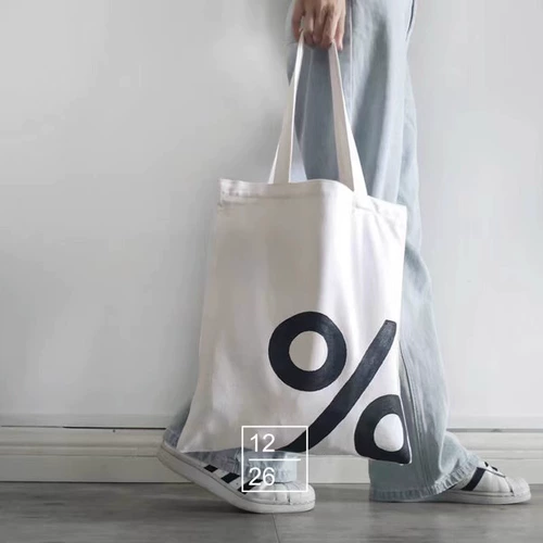 Арабика арабика Процент %% Canvas Bag Мужчины и женщины с большим количеством студентов -капель