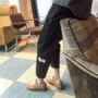 Hàn Quốc ulzzang phong cách Harajuku bf lỏng chân rộng chín điểm phù hợp với quần phiên bản Hàn Quốc của xu hướng quần nam hoang dã phong cách Hồng Kông quan lot nam