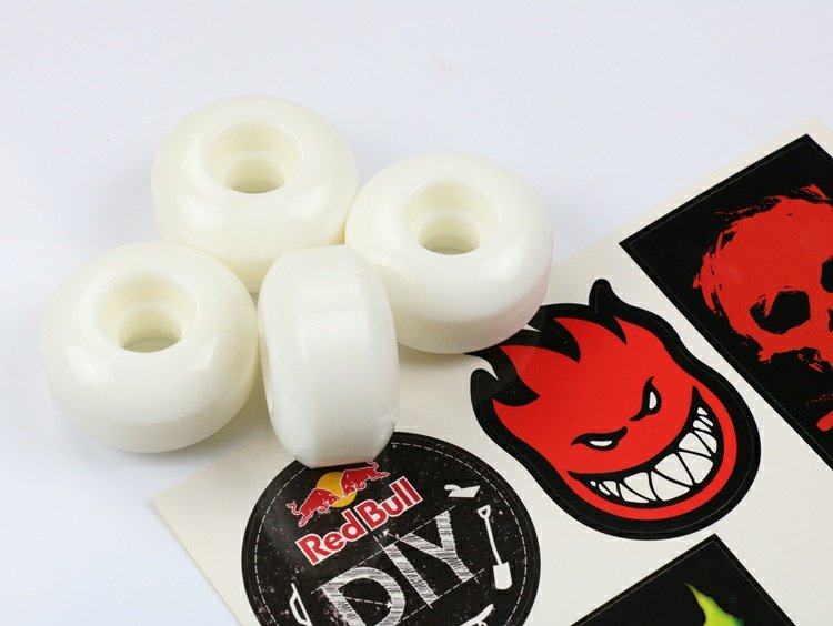Bánh xe ván trượt Bánh xe đôi rocker 轱 52mm100A Độ cứng Bánh xe trượt bốn bánh Độ cứng cao và độ đàn hồi cao - Trượt băng / Trượt / Thể thao mạo hiểm giày trượt patin 3 bánh