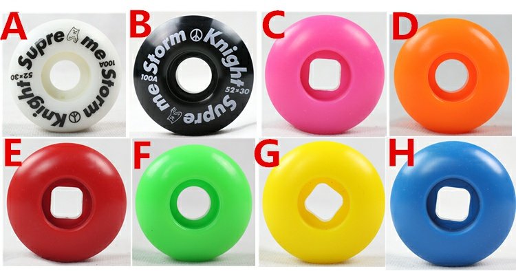 Bánh xe trượt ván 52x30MM bánh xe đôi quay cứng 100A Bánh xe cứng độ cứng cao Bánh xe đóng thế cao - Trượt băng / Trượt / Thể thao mạo hiểm ván trượt điện tự cân bằng