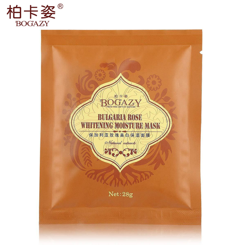 柏卡姿保加利亚玫瑰嫩白保湿面膜 紧致细纹 保湿补水贴1片
