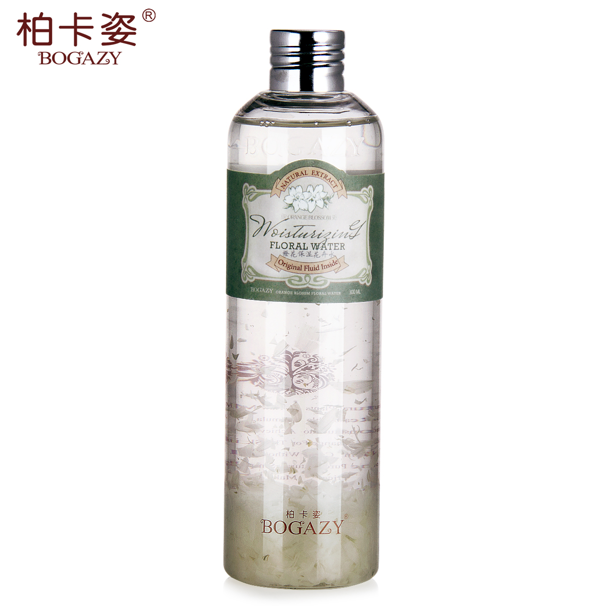 柏卡姿橙花保湿花卉水爽肤水300ml  补水保湿润白淡黄控油收毛孔