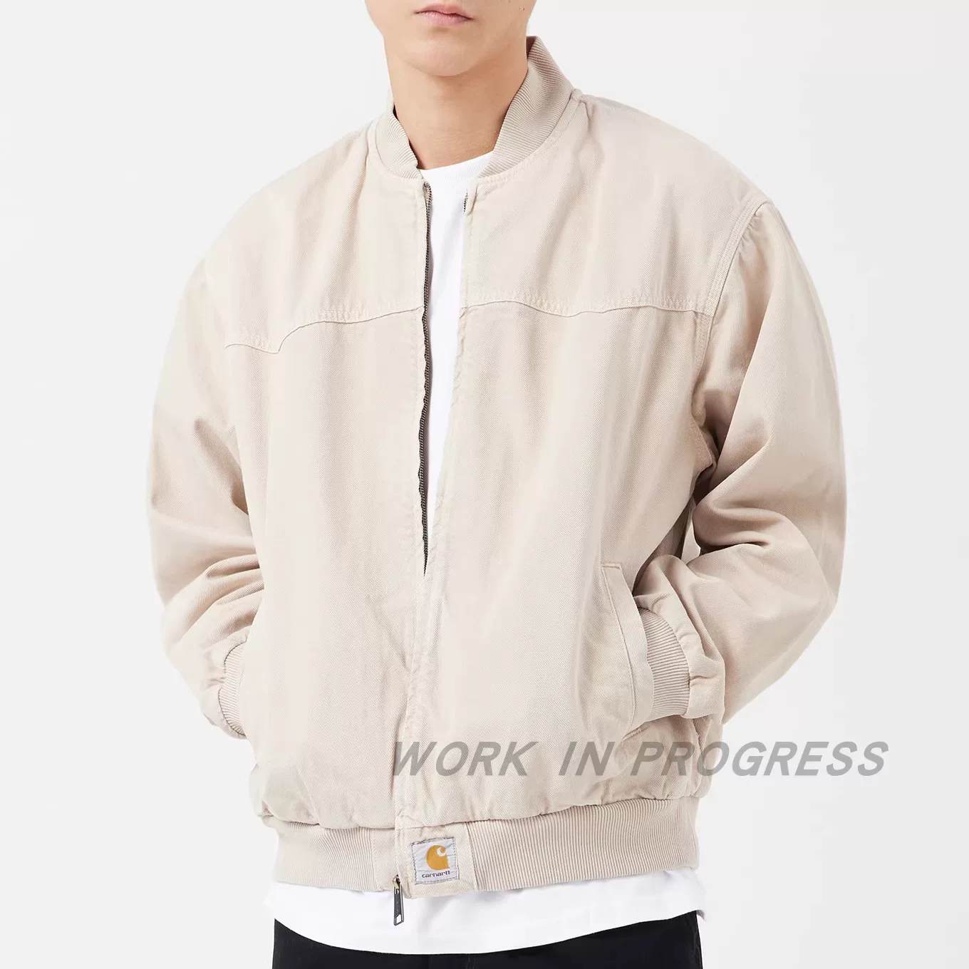 Пуховик/куртка Carhartt WIP Santa Fe стилизованная под дореставрированная куртка Santa Fe Bomber