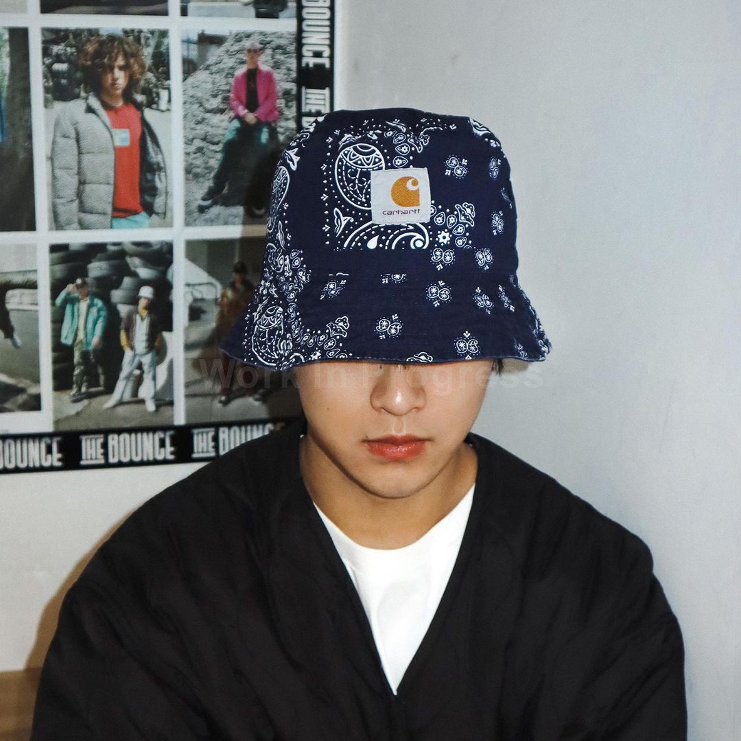 内外双面CARHARTT WIP BANDANA BUCKET 