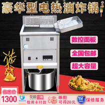 Golden Gull single and double cylinder fryer Commercial vertical electric fryer Fried chicken steak fries machine Large capacity fryer electromechanical fryer