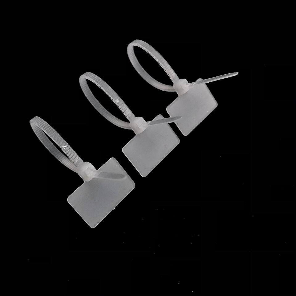 1000 national standard 3*100 white signage cable ties label nylon cable belt network route marking handwritten sign