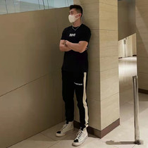 Wooden Wood strict selection FOG double line ESSENTIALS sports pants high street tide casual pants loose leg trousers men