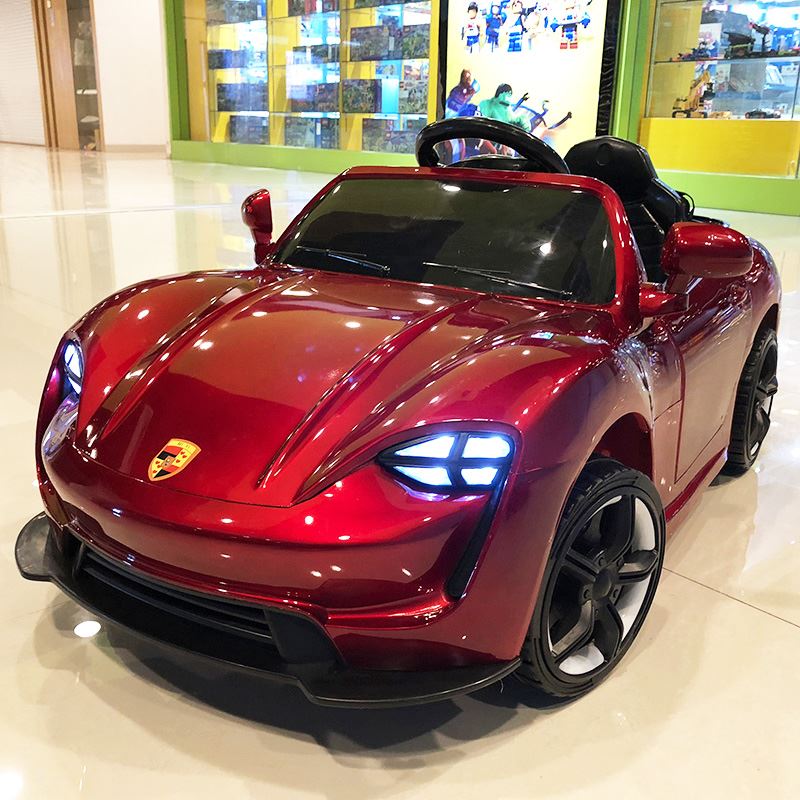 Children's electric car four-wheel remote control rocking oversized baby toy car can seat baby kid 4-drive baby carrier