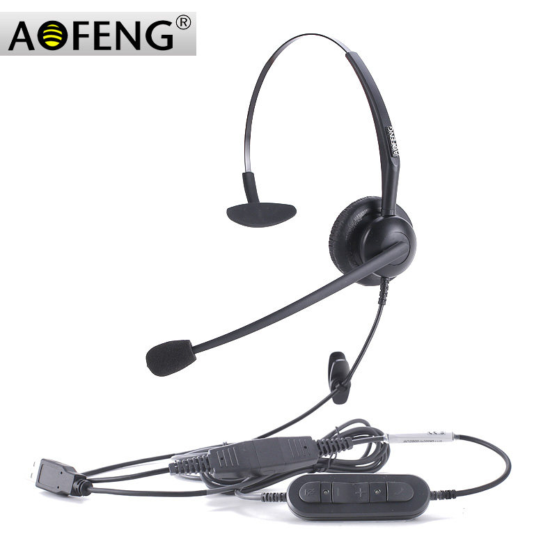 Proud AOFENG M680 head-mounted telephone ear phone headset called center customer service mobile phone special
