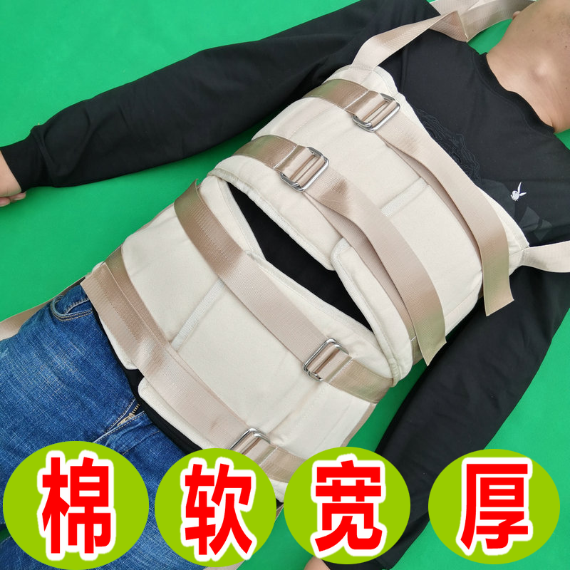腰椎牵引带家用骨盆下拉牵引架腰脱出膨出劳损加宽加厚腰部拉伸器