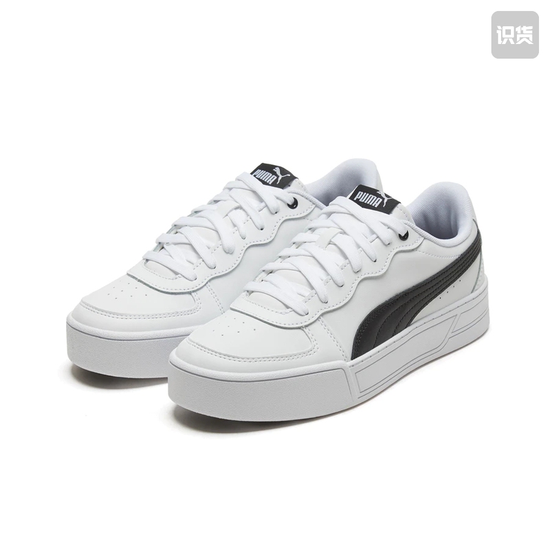 Puma Skye White Sneakers Retro Thick-Soled Height-Increasing Non-Slip Women's Model 374764-02 Puma Skye White Sneakers Retro Thick-Soled Height-Increasing Non-Slip Women's Model 374764-02