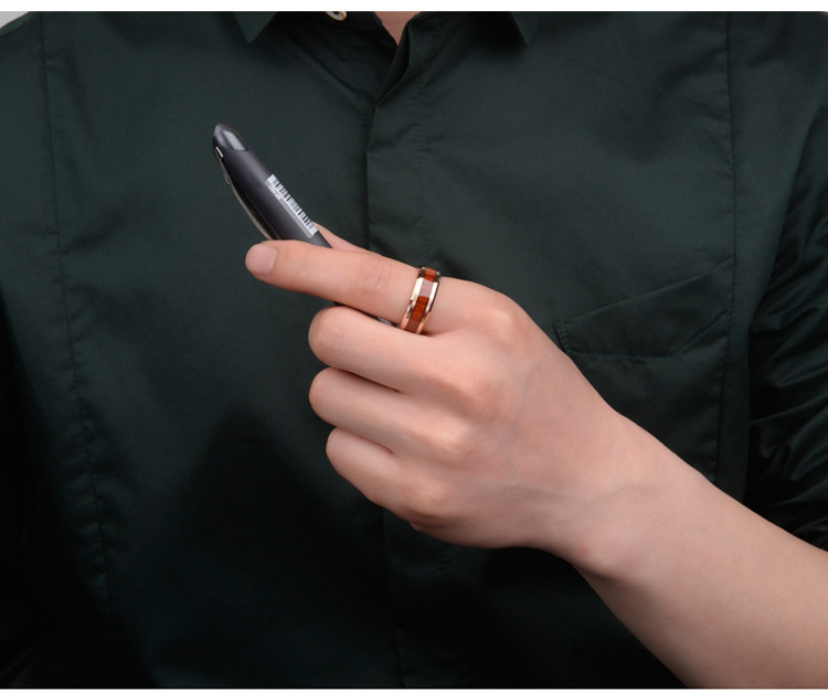 Bague homme en Alliage argent plaque plaque or - Ref 3086438 Image 24