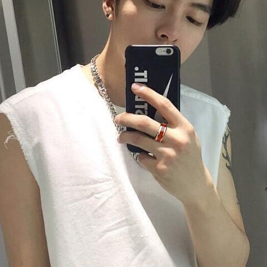 Bague homme en Alliage argent plaque plaque or - Ref 3086438 Image 4