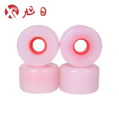 Rising Sun double-row roller skating block racing Brush Street four-wheeled roller skates 63 * 41mm 78A